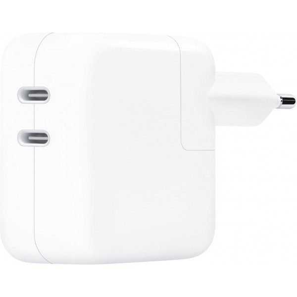 Apple Dual USB-C Power Adapter 35W White (MNWP3ZM/A)